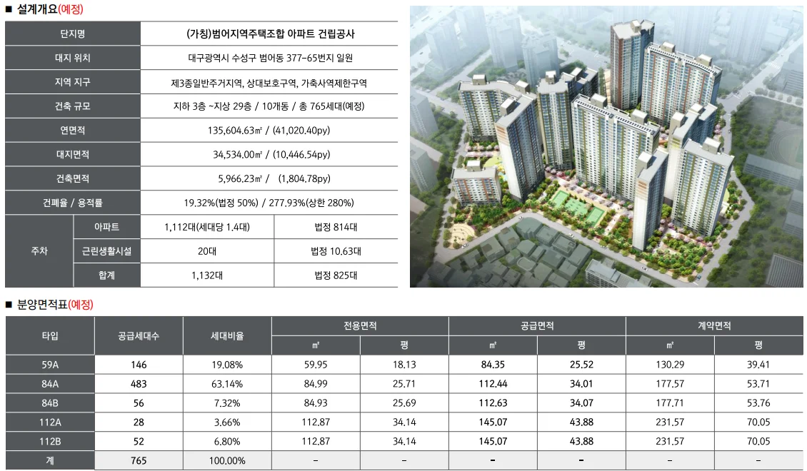 범어 라클라쎄 설계개요